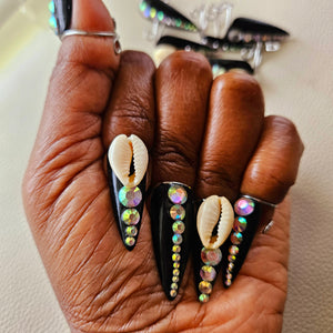 Afrocentric 3D Nail Rings