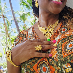 Statement Dubai 24K Gold Plated Jewelry Set - NEW ARRIVAL