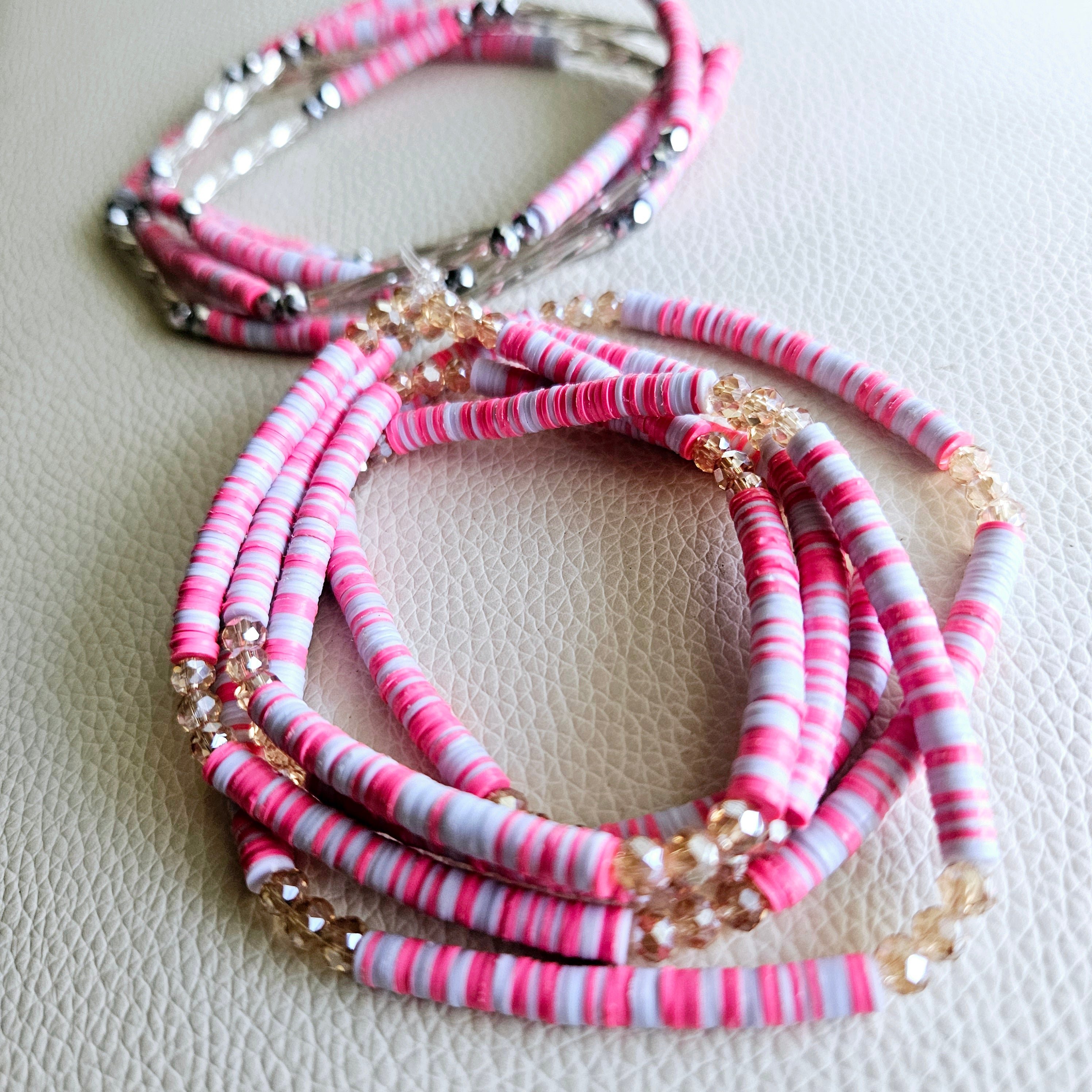 Vinyl Waist Beads, 2pcs - NEW ARRIVAL