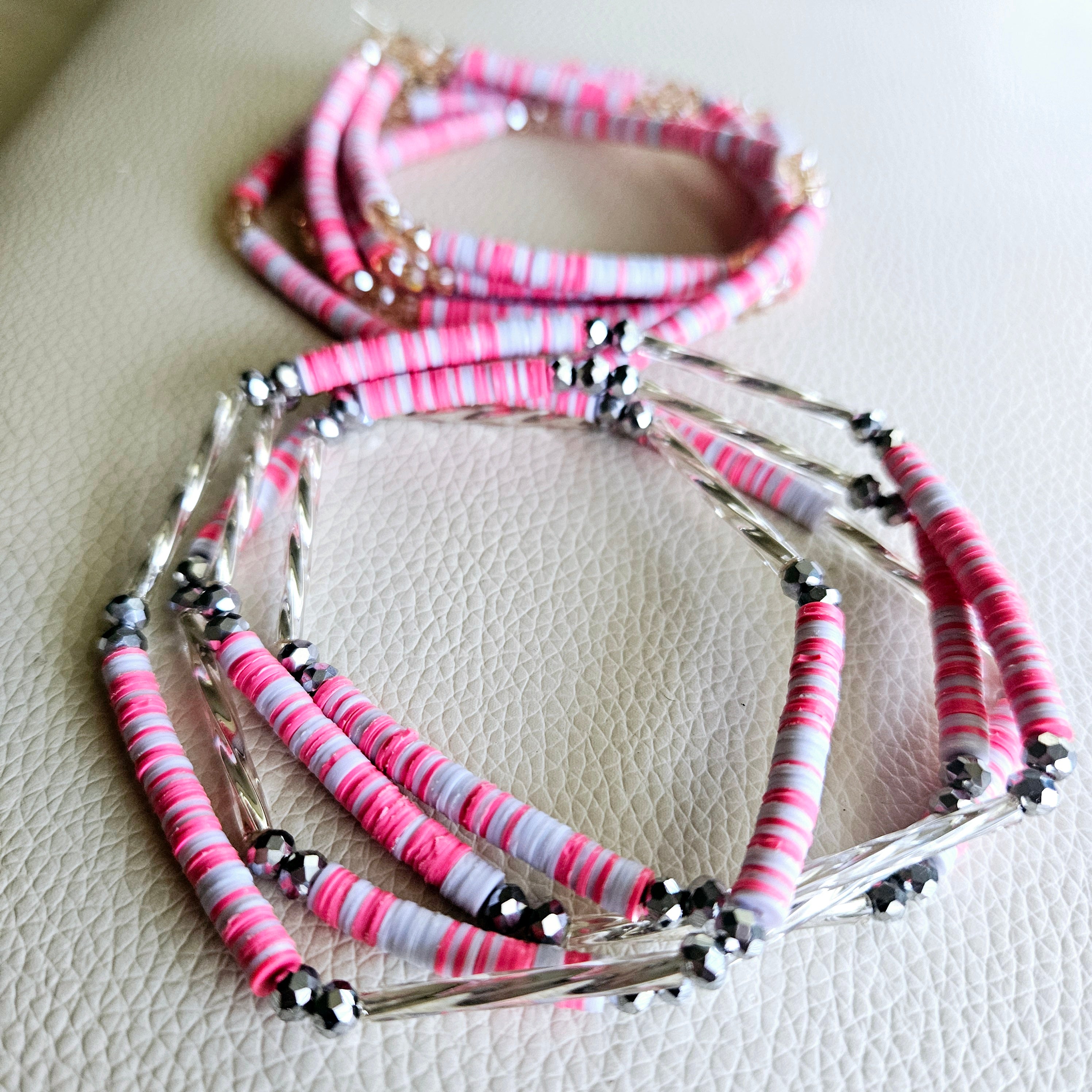Vinyl Waist Beads, 2pcs - NEW ARRIVAL