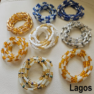 Summer Waist Beads, 8pcs