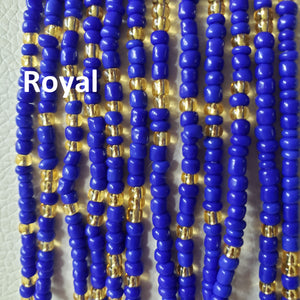 Ghana Waist Beads, Tie-on, Afrobeats Collection