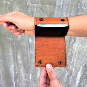 Leather Cuff Wallet, Afrobeats Collection