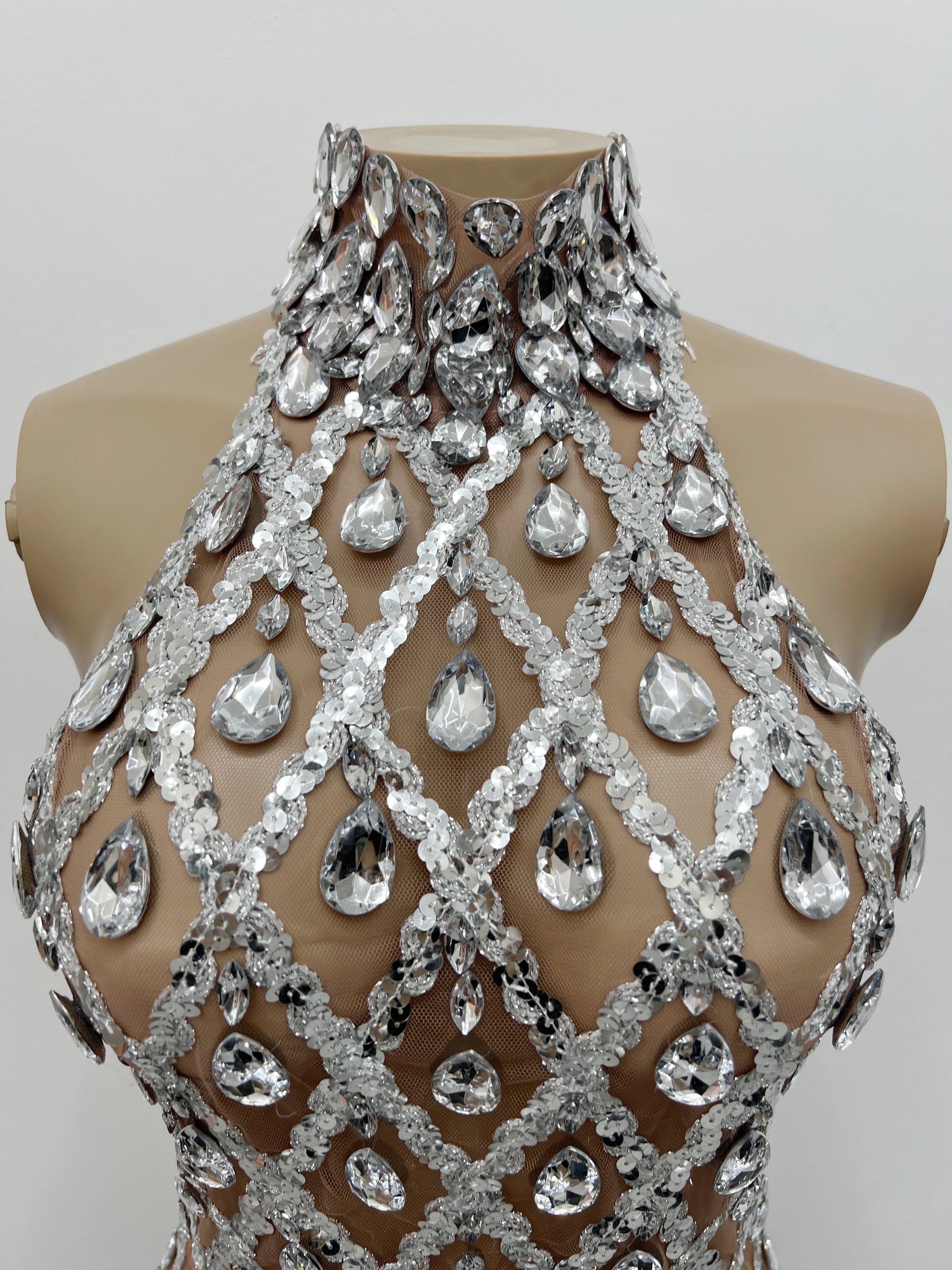Crystals Dress, Gemstones Dresses (S to L)