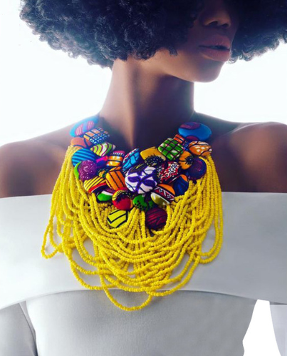 Handmade Ankara Necklace, Afrobeats Collection