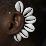 Cowrie Shells Ear Cuff, Afrobeats Collection