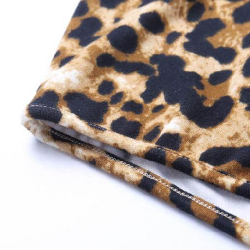 Leopard Print Crop Top